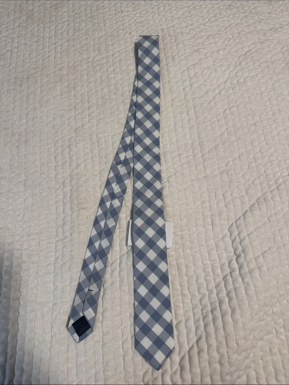 Crewcuts Blue and White Gingham Necktie